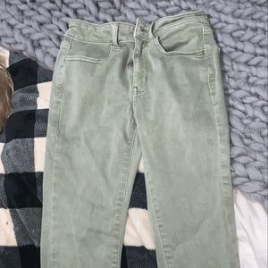 Green American eagle jeans